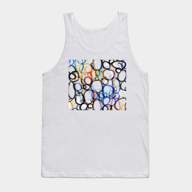 Hoops and Loops Tank Top by fossdesign